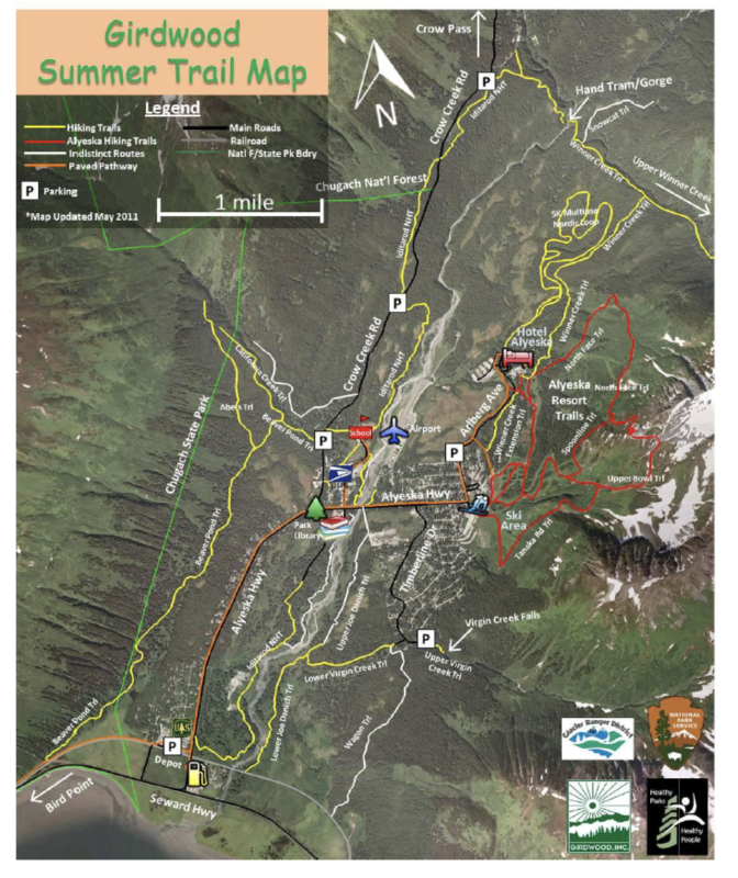 Girdwood Trail Map