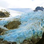 blue glacial ice